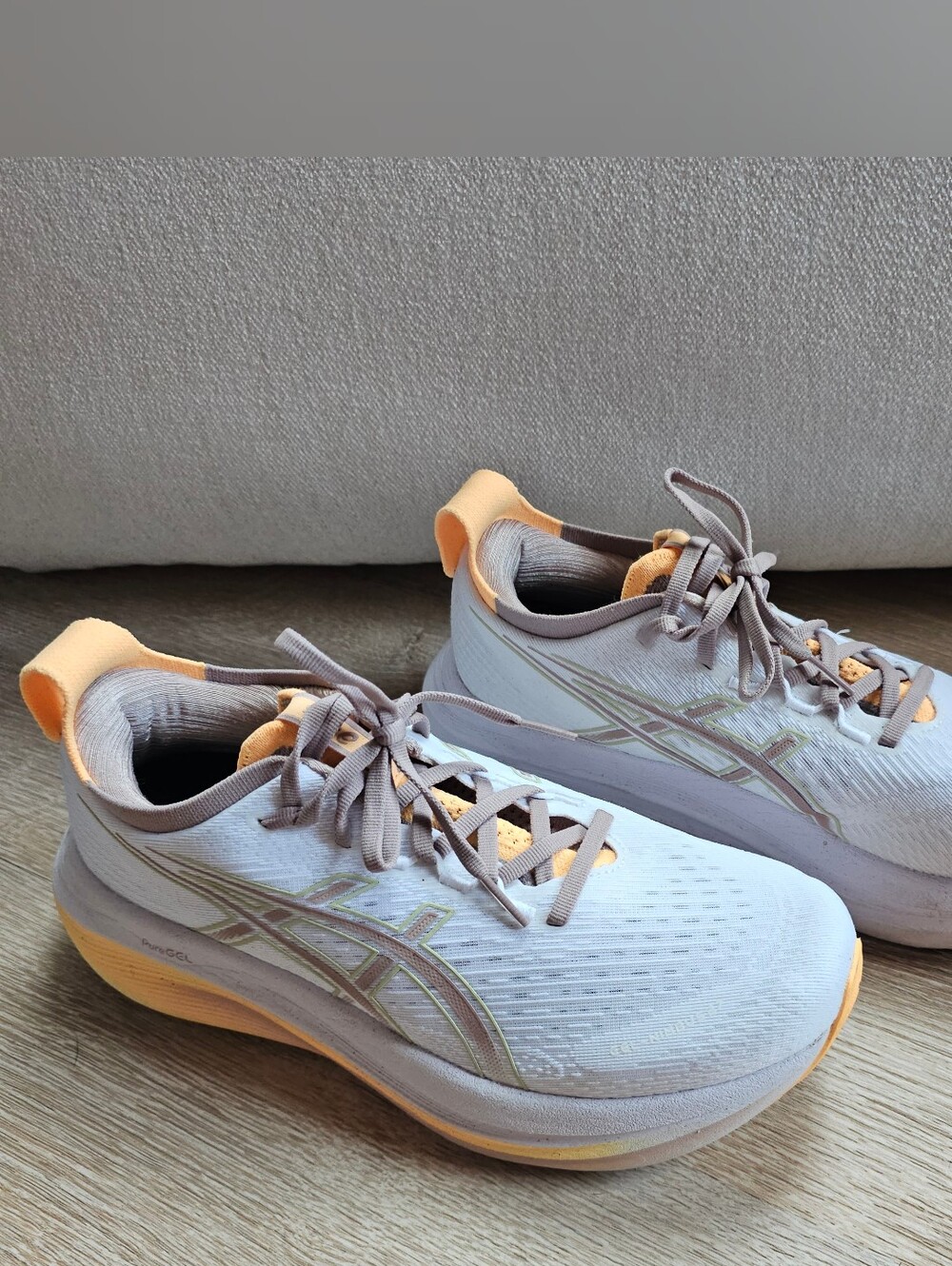 ASICS Gel-Nimbus 27 - White/Fawn - Picture 3 of 6